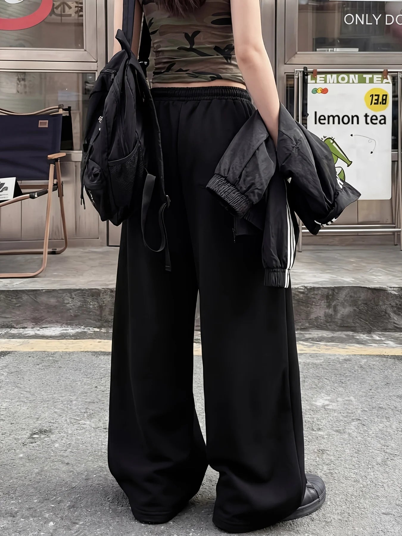 Oversized Punk Fleece Sweatpants