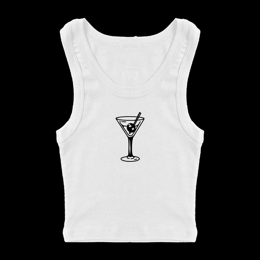 Y2K Punk Print Baby Tank