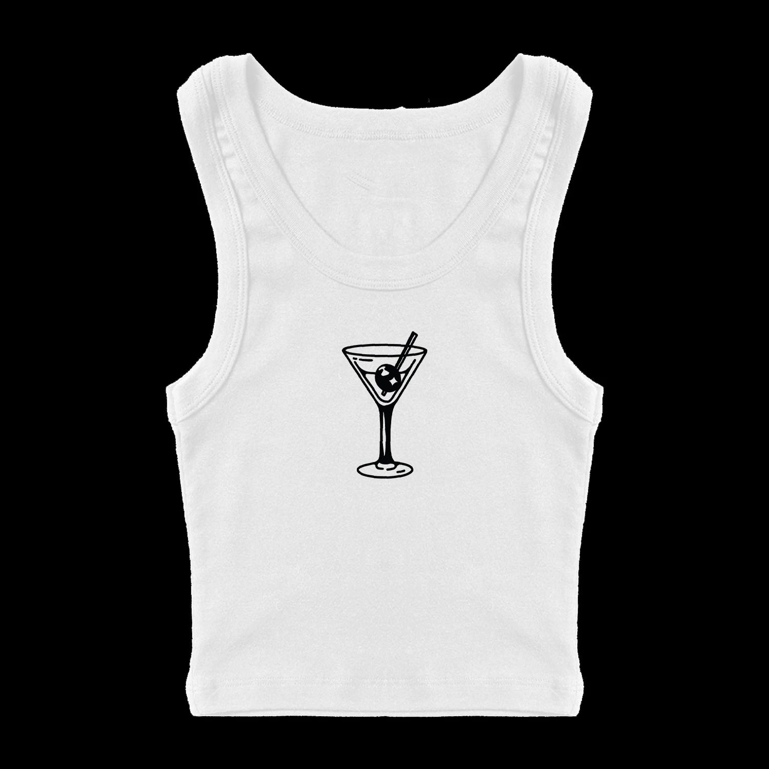 Y2K Punk Print Baby Tank