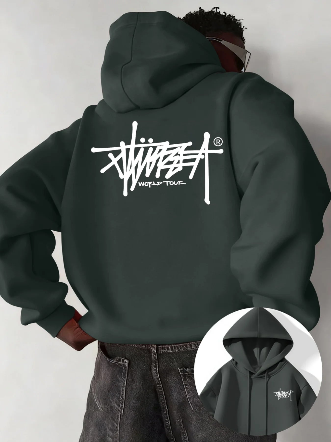 Urban Print Pullover Hoodie