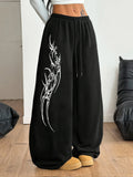 Oversized Punk Fleece Sweatpants