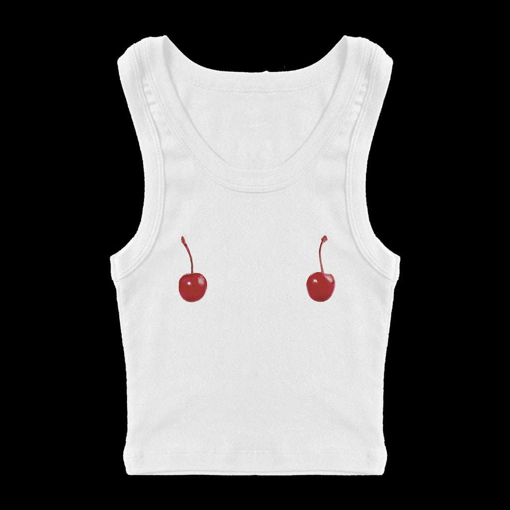 Y2K Punk Print Baby Tank