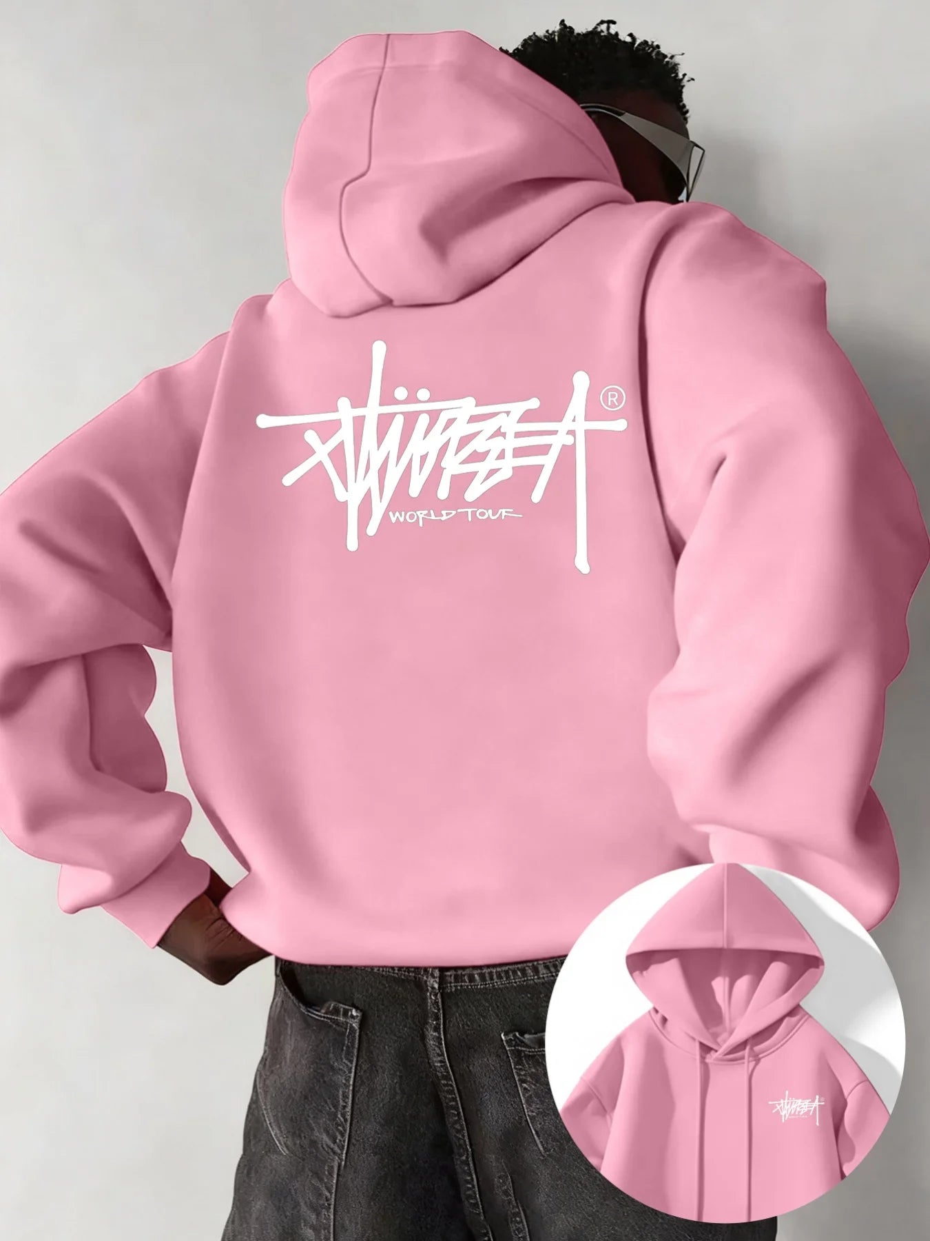 Urban Print Pullover Hoodie
