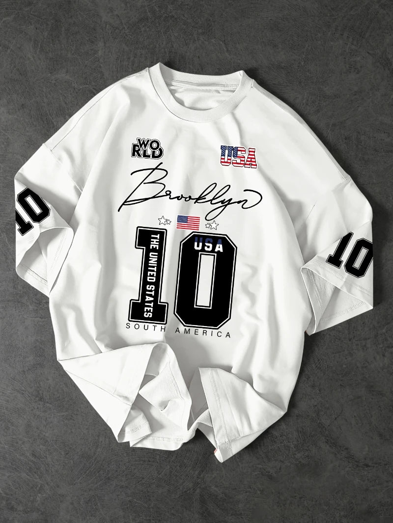 American Street Drop-Shoulder Tee