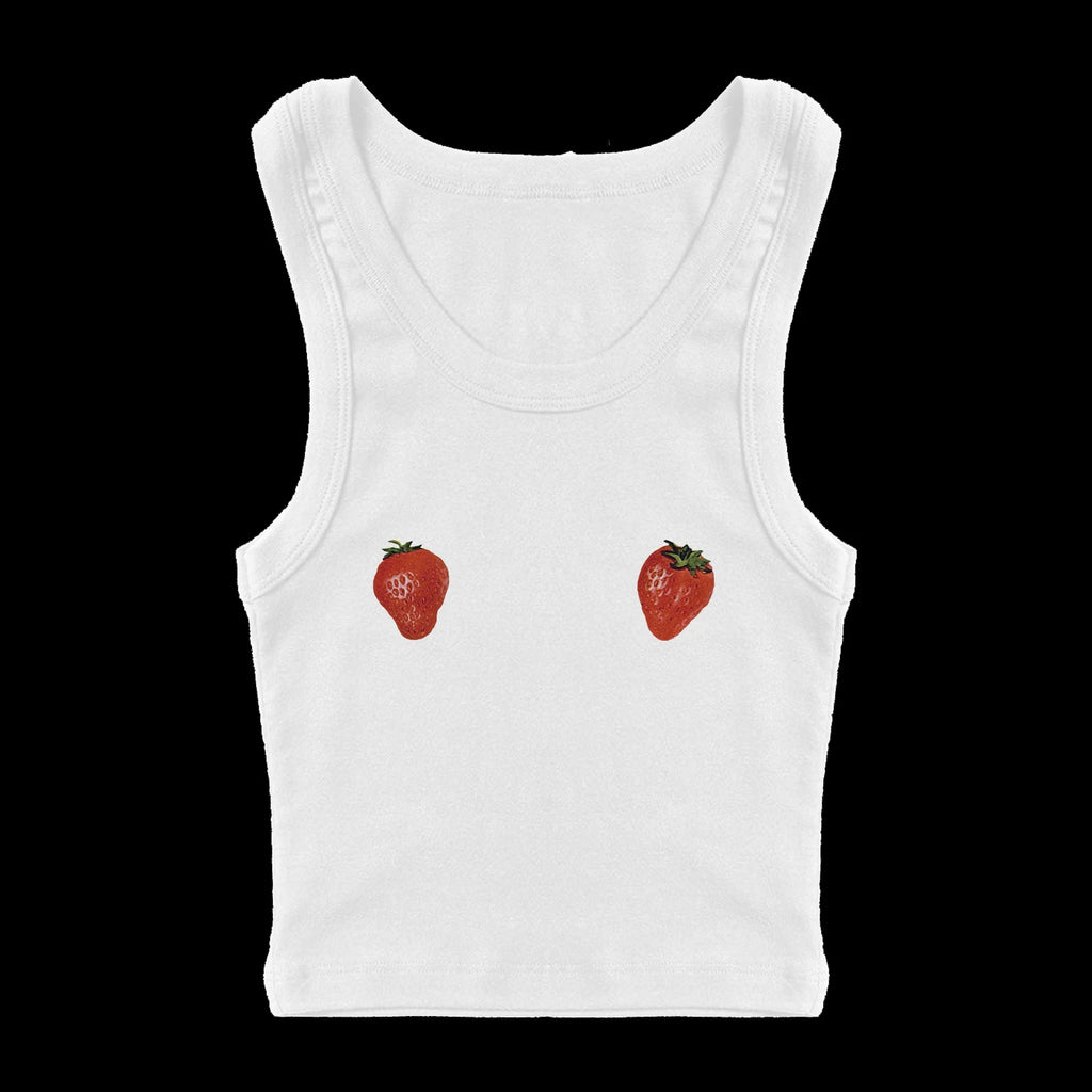 Y2K Punk Print Baby Tank