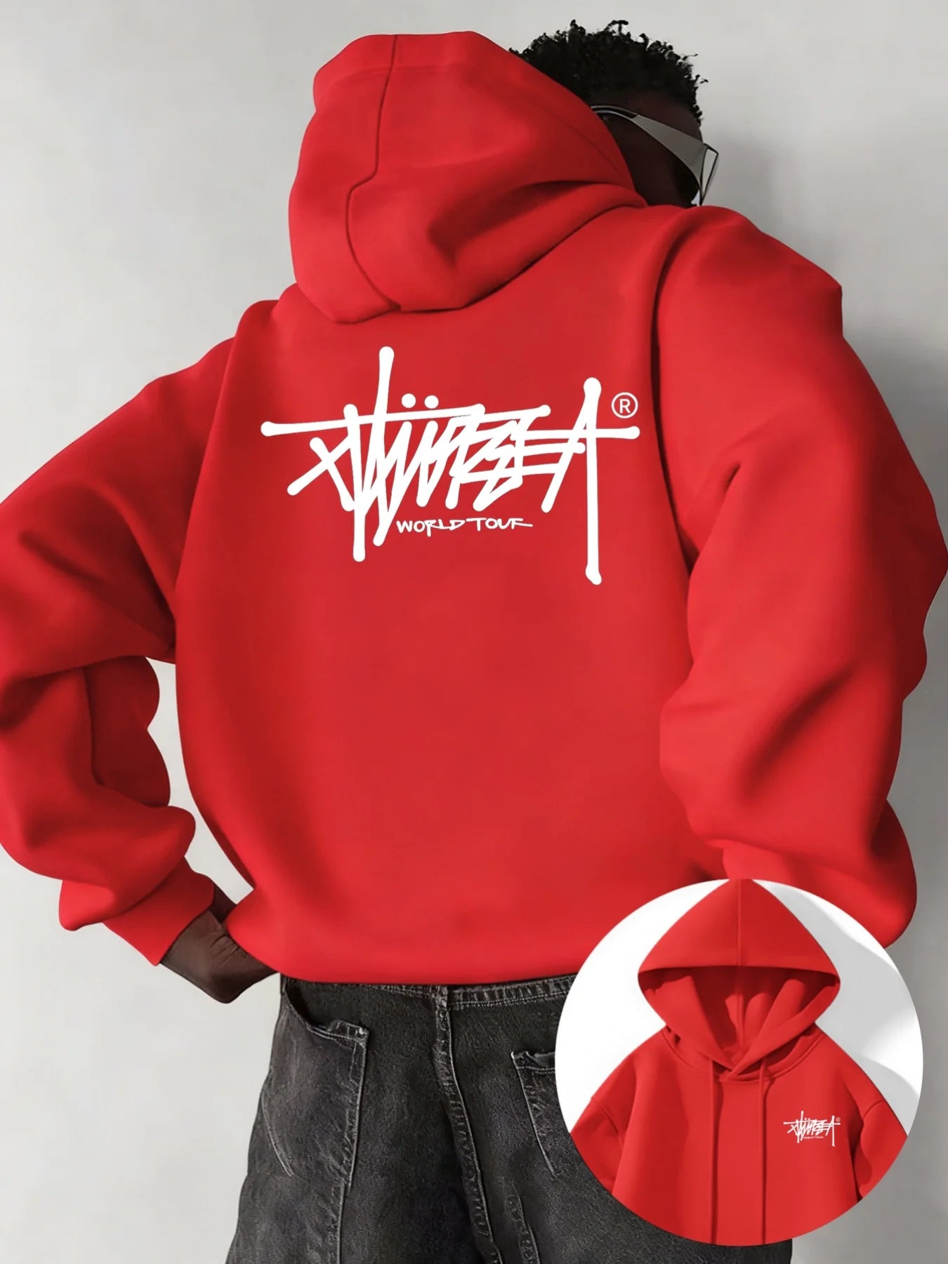 Urban Print Pullover Hoodie