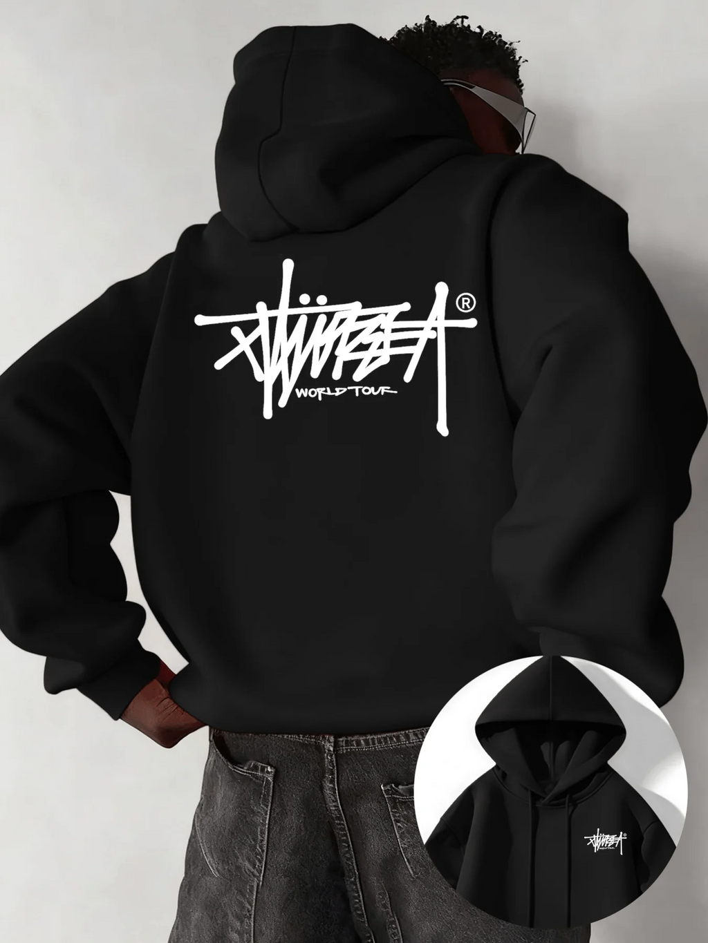 Urban Print Pullover Hoodie