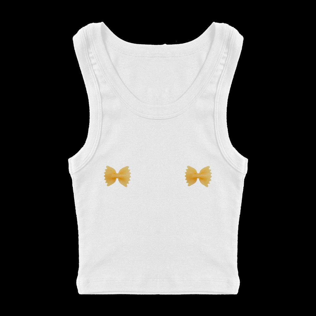 Y2K Punk Print Baby Tank